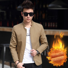 Load image into Gallery viewer, 1 Pcs New Men Fashion Casual Loose cotton Jacket Sportswear Bomber Jacket and Coats Plus Size L- 5XL Slim Youth Coat Casual
