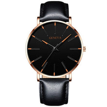 Load image into Gallery viewer, 2020 Minimalist Men&#39;s Fashion Ultra Thin Watches Simple Men Business Stainless Steel Mesh Belt Quartz Watch Relogio Masculino
