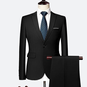 Suit Male 3 Piece Set Men's Suits Blazers